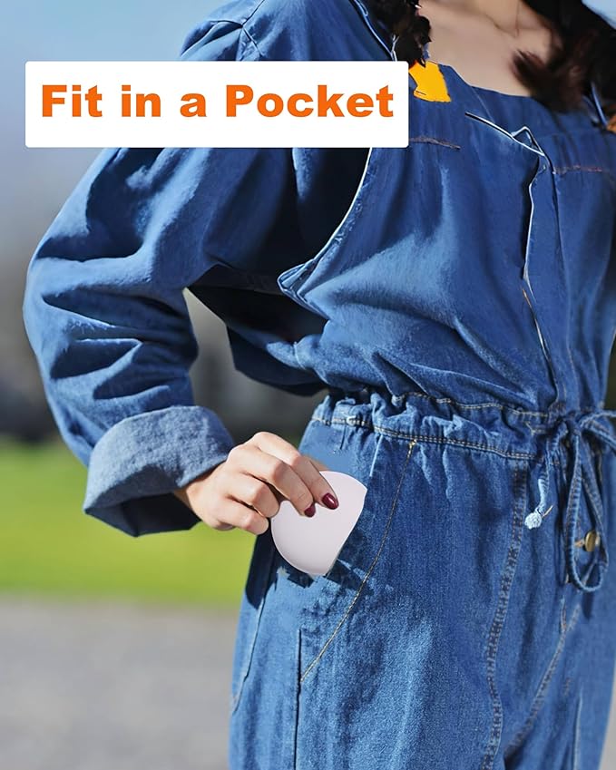 2 Pack Retainer Case with Mirror Kits, Aligner Case Compatible with Invisalign, Slim Night Guard Cases with Aligner Removal Tool, Brush and Chew, White