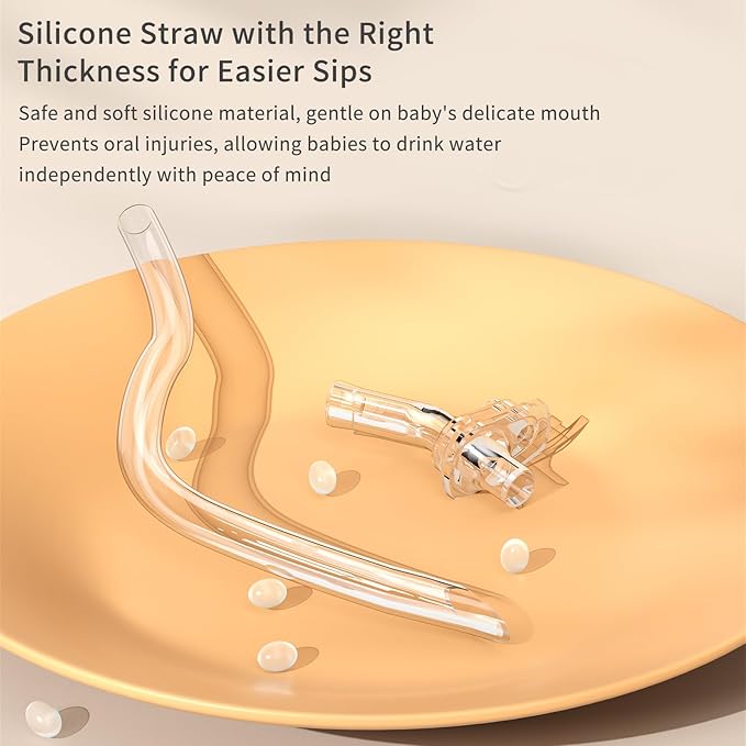 Evorie Tritan Spill Proof Toddler Straw Sippy Cup, 10 oz for Baby and Toddlers 1-3 Years Old, No Spill Straw Water Bottle with Removable Handles, Ideal for School, BPA-Free, Choco Car (NEW)