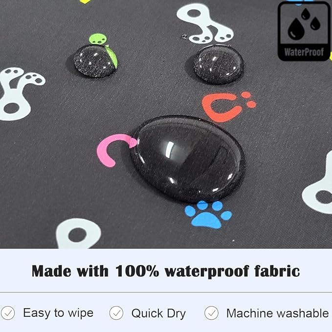 Short Sleeve Waterproof Bib for Toddlers – Easy Clean Feeding Apron for Mealtime, Daycare, Self-Feeding, Lightweight