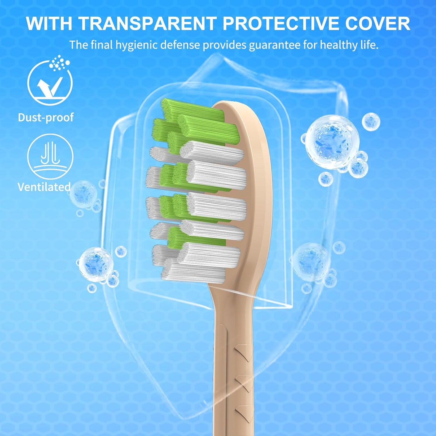 Toothbrush Replacement Heads Compatible with Philips One Series Sonicare Rechargeable Toothbrush HY1200/05, 10 Pack Replacement Heads, Soft Bristles, Pink