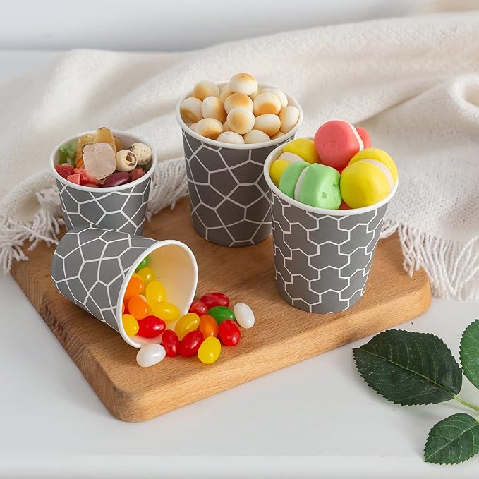 300 Pack 5 oz Paper Cups, Disposable Bathroom Cups Small Mouthwash Cups, Hot/Cold Beverage Drinking Mini Cup for Party, Picnics, Water, Snack