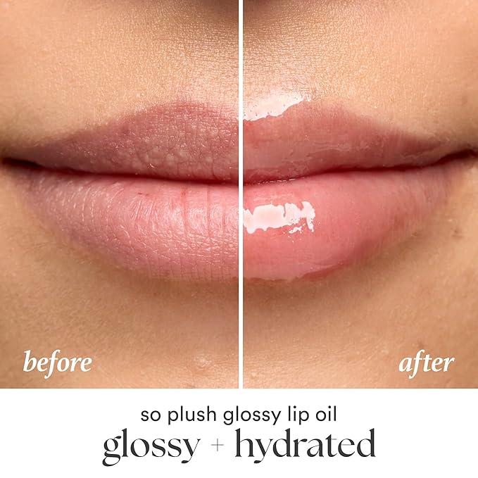 Julep So Plush Glossy Lip Oil – Hydrating Lip Tint with Apricot, Avocado & Jojoba Oils – Non-Sticky Shine, Moisturizing Lip Gloss for Soft, Nourished Lips – Vegan & Cruelty-Free (04 Hot Pink)