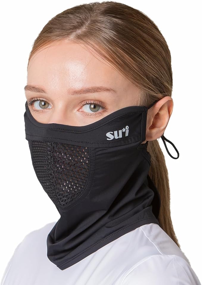 KOREA (Type G) UV Sun Protection Balaclava Half Face Mask - For Golf, Hiking, Running, Cycling & Outdoor Sports