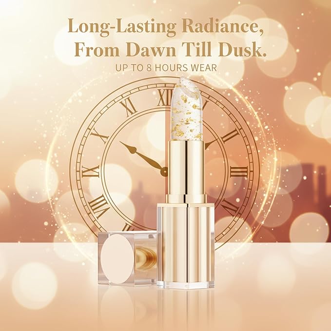 Lip, Repairing Lip Balm, Auto-Tints on Contact! Lip Balm Color Changing, Long-Lasting Hydration, Nourishing Formula, Suitable for All Skin Types, Natural Ingredients