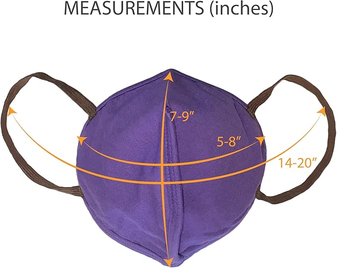 12 Pack Face Masks | Washable and Reusable | 2 Ply Cotton Spandex | Regular Size