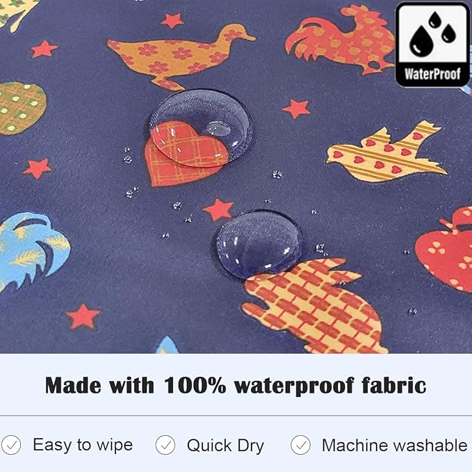 Long Sleeve Waterproof Bib for Toddlers – Soft Feeding Smock for Baby Mealtime, Self-Feeding,BPA-Free, Easy Clean