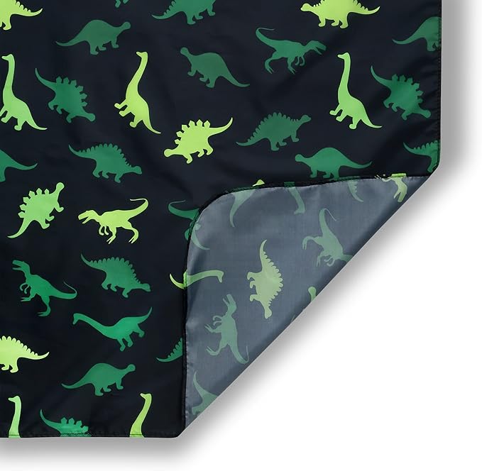 Kids Barber Cape For Boys Hair Cutting at Home, Salon or Barber Shop, Kids Hair Cutting Cape for Boys and Toddlers, Adjustable Neck with Plastic Snaps, Dinosaur