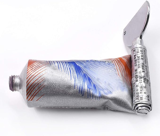 2pcs Tube Toothpaste Squeezer Keys, Metal Hair Dye Color Key Roller Dispenser Wringer Tool