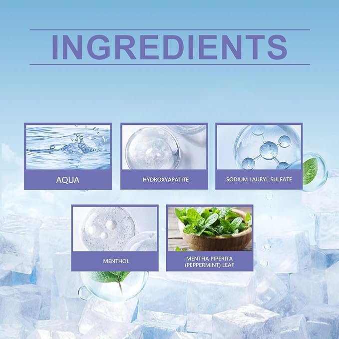 Beamach Hydroxyapatite Toothpaste, 2 Pack for Teeth Remineralization, Natural Fluoride-Free Formula, Sensitivity Relief & Fresh Mint Flavor - Daily Use for Oral Health (4.23oz)