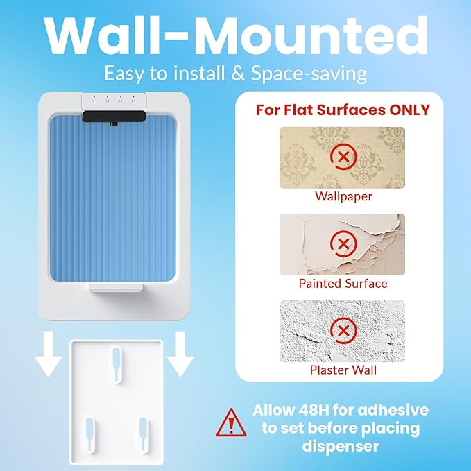 Automatic Mouthwash Dispenser for Bathroom, Aerthezu Electric Mouth Wash Dispensers Smart Auto Bathroom Accessories for Home & Kids - 500ml