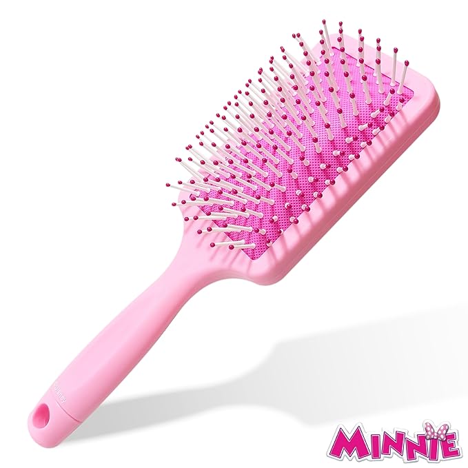 LUV HER Kids' Detangling Confetti Hair Brush - Fun Design with Disney Minnie - Gentle on Wet & Dry Hair - Ideal for Kids Ages 3+ - Makes Hair Care Enjoyable and Simple