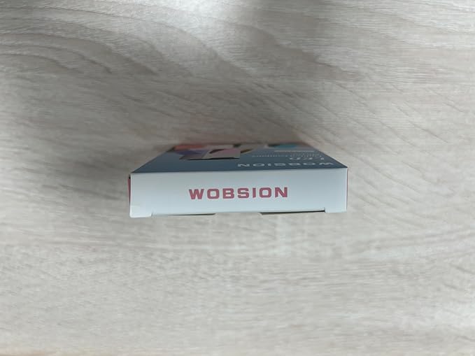 WOBSION Small Mirror with Lights,LED Compact Makeup Mirror,1x/3x Mini Travel Mirror with Magnification,Portable for Purse,Pocket,Gifts for Girls,Black