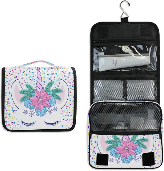 senya Hanging Travel Toiletry Bag Kit Makeup Case Cosmetics Organizer for Men Women