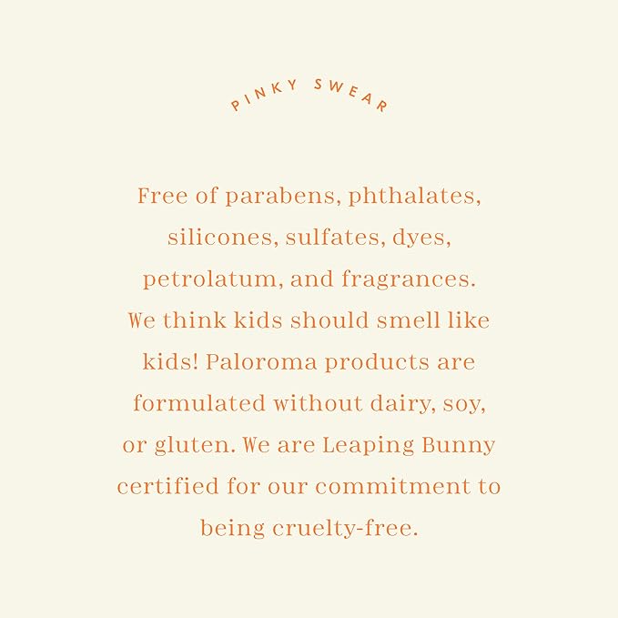 Paloroma Main Squeeze Gentle Hand Wash (Baby & Kids) Non-Toxic, Fragrance-Free, Soap