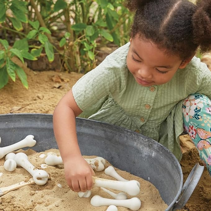Kaplan Early Learning Big Bones Set - 20 Pieces, Outdoor Exploration, Loose Parts Play, STEM Toy for Kids Toddlers Ages 2+