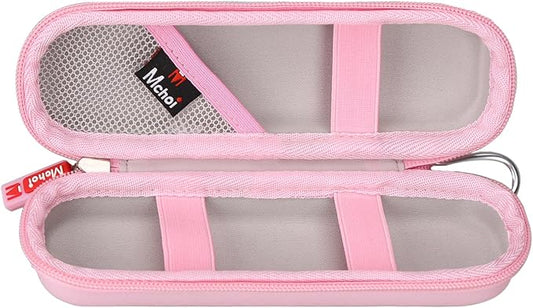 Mchoi Travel Case for Phlips Sonicare 4100 5100 1100 6100 5300 and Most Other Electric Toothbrush, Pink, Case Only
