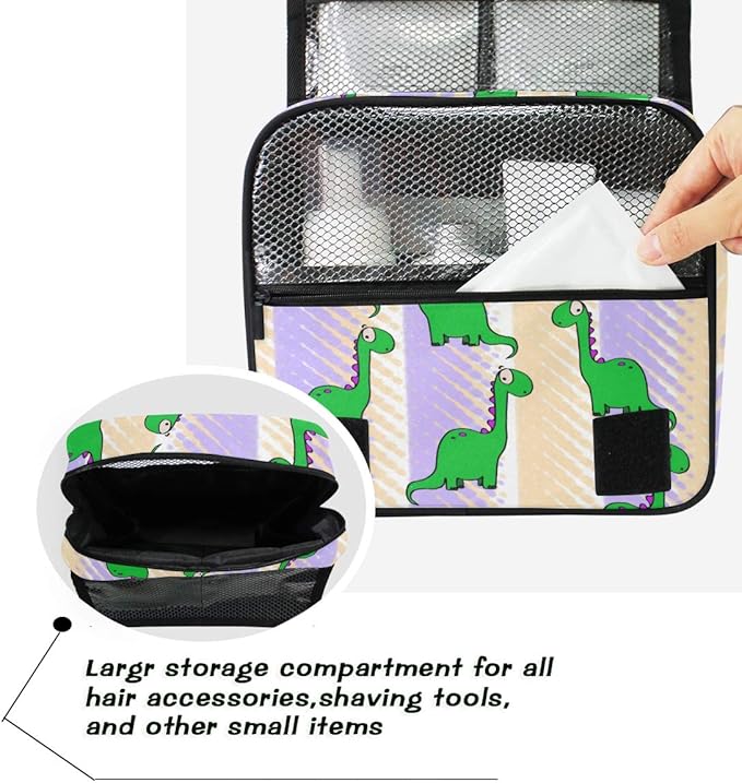 senya Hanging Travel Toiletry Bag Kit Makeup Case Cosmetics Organizer for Men Women