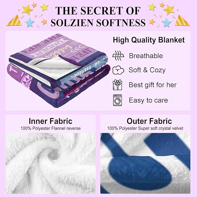 Solzien Sea Turtle Gifts for Women 60"x50", Turtle Christmas Brithday Gifts, Turtle Themed Decorations for Women