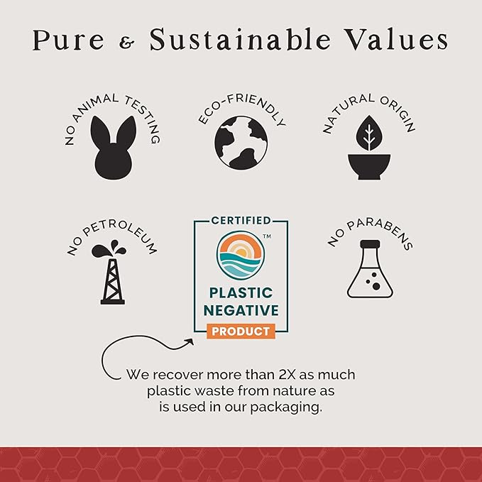 Natural Lip Balm - Organic & Natural Ingredients - Beeswax Based Moisturizing Lip Care Chapstick for Chapped Lips - Great Gift Idea - Farm & Bee - 0.15oz (Pack of 4 - Strawberry)