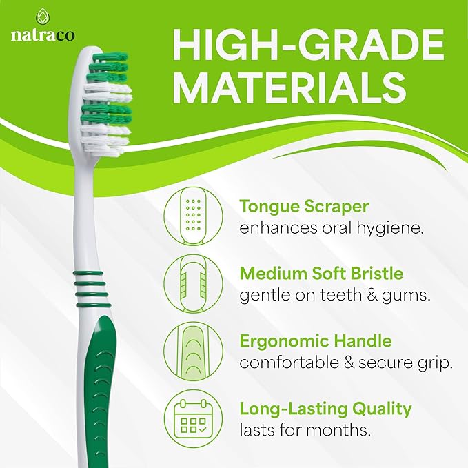 Bulk Toothbrush Pack with Covers | Premium Quality Individually Wrapped Colorful Tooth Brushes | Medium Soft Bristles for Travel, Donations, Hotels (100)