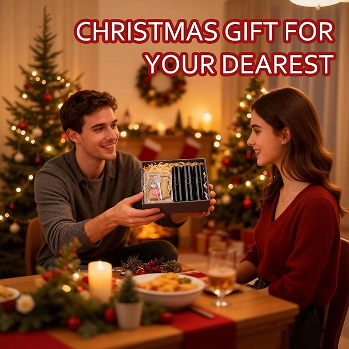 Travel Perfume Bottle Refillable for Cologne Atomizer - Stocking Stuffers for Men, Christmas Gift Set for Adult, White Elephant Gifts for Teens Girls, Thanksgiving Day, Birthday for Women 3PCS Black