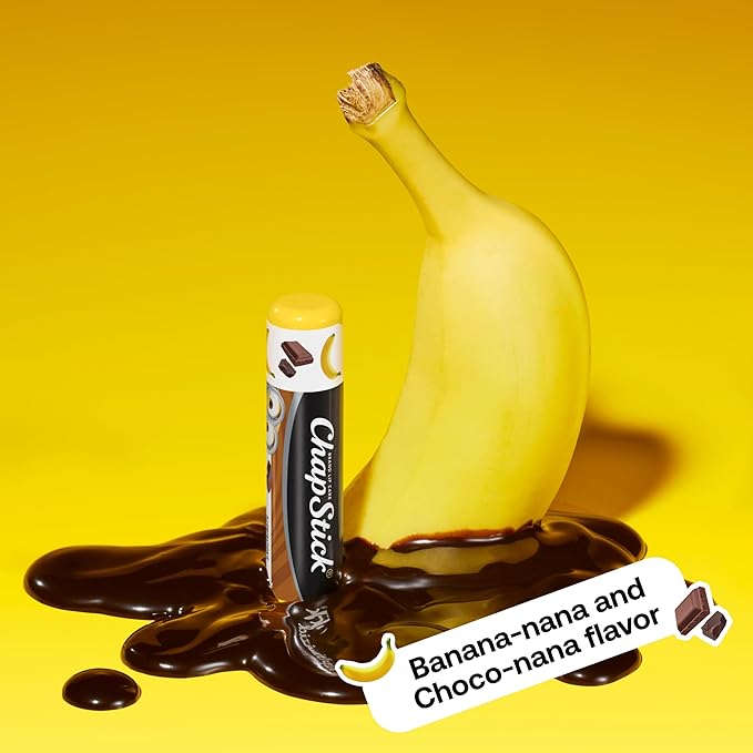 ChapStick Lip Balm, Minions Banana Variety Pack (9 Sticks), Party Favors for Kids, Stocking Stuffers, 0.15 Oz Ea