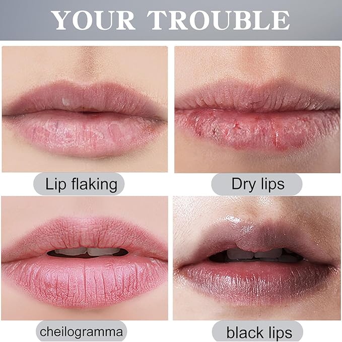 Turmeric Lemon Lip Scrub and Turmeric Lip Balm for Dark Lips to Lighten with Brush Set, 3PCS Lips Scrubber Exfoliator & Blam, Natural Exfoliator & Moisturizer for Dry, Chapped, Reduce Fine Lines