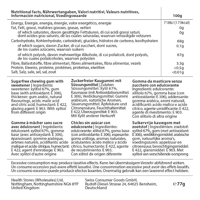 PUR Gum | Aspartame Free Chewing Gum | 100% Xylitol | Natural Bubblegum Flavored Gum, 55 Pieces (Pack of 2)