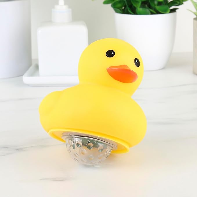 Gift Republic Boogie Bath Duck LED Light-up Bath Toy Fun Colourful Underwater Disco Light Gift for Kids and Adults