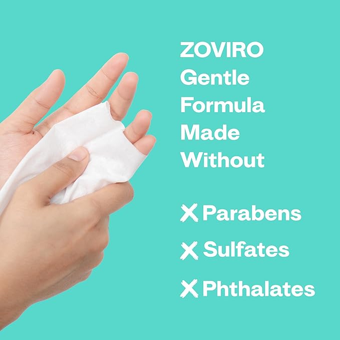 Zoviro Hand Sanitizer Wipes, Moisturizing With Tea Tree Essential Oil, Ultra-Soft 100% Viscose, Hand Wipes Travel Size, Tea Tree Scent, 20 Count (Pack of 10)