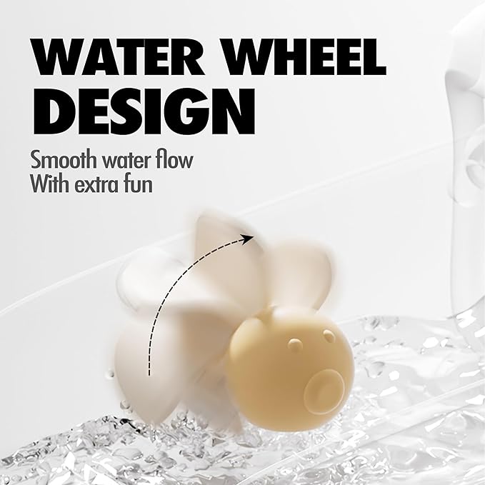 Faucet Extender for Toddlers, 2 Pack Universal Sink Extension with Water Wheel to Kids Fun Hand Washing (Yellow Shark)