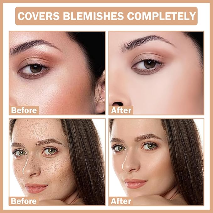 Under Eye Concealer for Dark Circles Color Corrector Pro Full Coverage Concealer de oieras Long-lasting Cover up Makeup -02 LIGHT CREAM