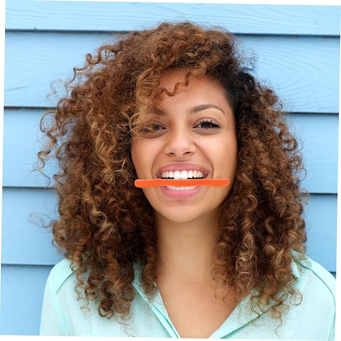 PartyKindom Silicone Braces Face Exercise Device Mouth Exerciser for Women Face Slimmer Lips Shaper Portable Facial Muscles Trainer