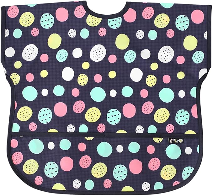 Long Sleeve Waterproof Bib for Toddlers – Soft Feeding Smock for Baby Mealtime, Self-Feeding,BPA-Free, Easy Clean
