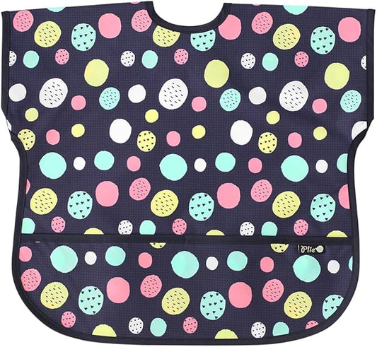 Long Sleeve Waterproof Bib for Toddlers – Soft Feeding Smock for Baby Mealtime, Self-Feeding,BPA-Free, Easy Clean
