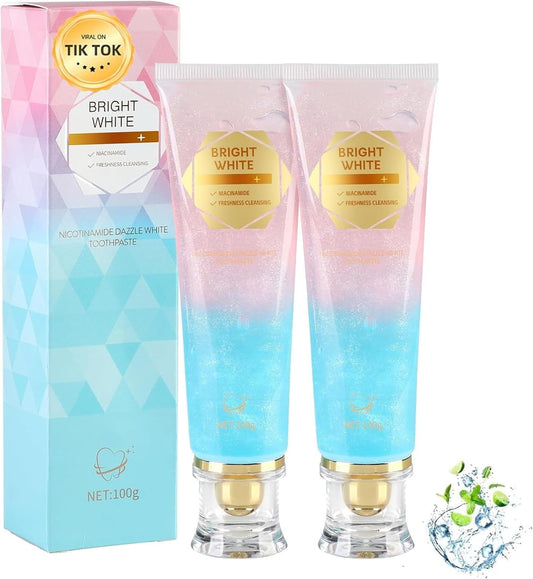 Niacinamide Whitening Toothpaste, Niacinamide Intensive Whitening Toothpaste, Enamel Protection & Long-Lasting Fresh Breath, Stain Removal - Daily Use for Improves Gum Health, Deep Cleaning Care (2)