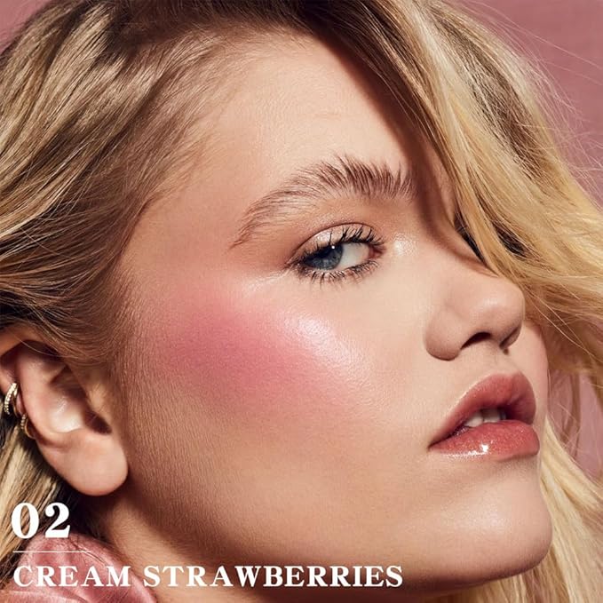 Matte Blush Powder for Cheeks, Cruelty Free Makeup – Long Lasting Natural Face Blusher Makeup, Lightweight Blendable Cheek Color Palette for Women All Skin Tones - #02 Rose Pink