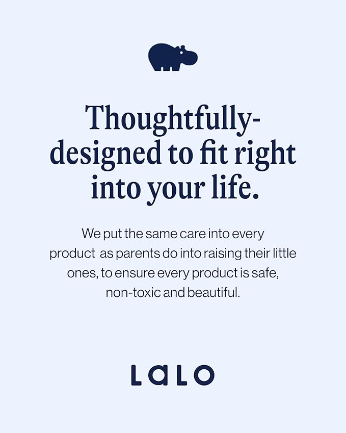 Lalo Bath Time Storage Bin - Keep Items Organized & Dry with Non-Toxic Plastic, Easy Cleanup, Removable Drying Bin, Woven Baby Organizer, Secure Wall Attachment, 9 x 5.5 x 8.5 in - Sage