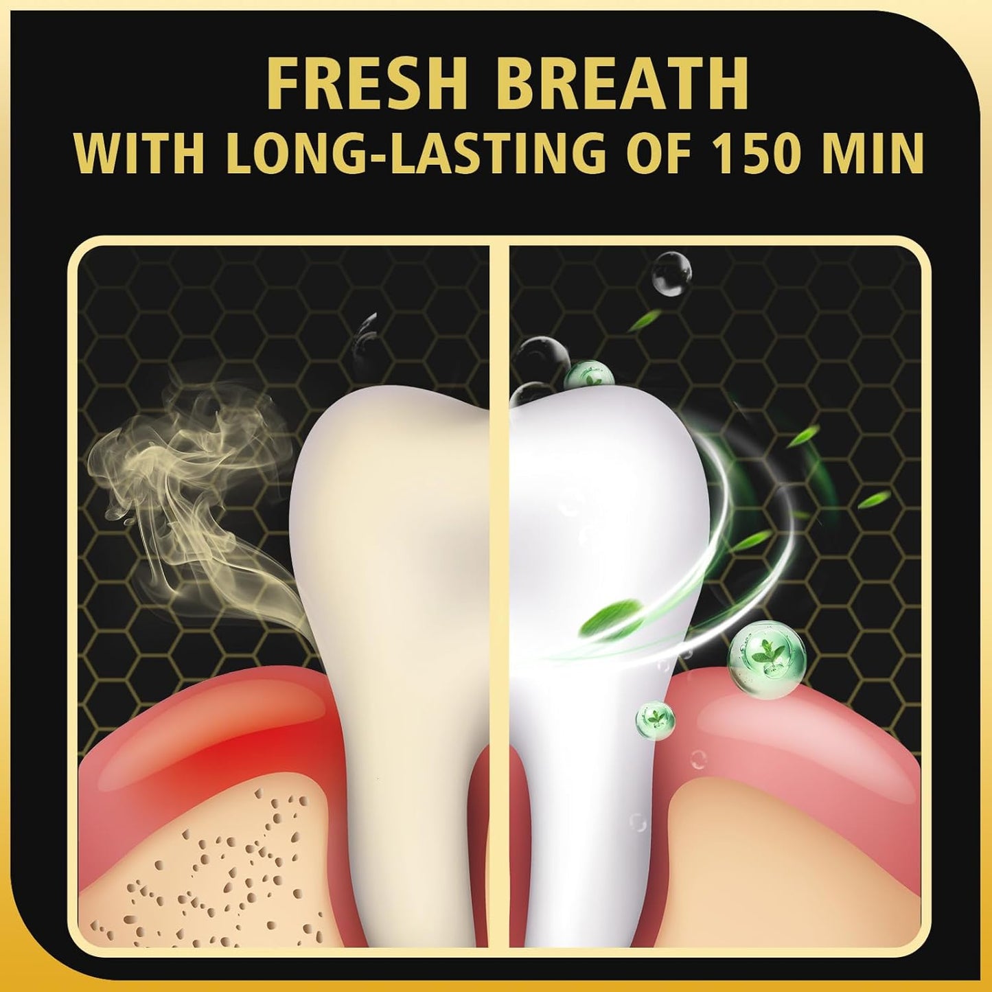 2PCS Bee Wasp Venom Toothpaste for Bleeding Gums,Gingivitis Treatment Repair,Sensitive Teeth,Mouth Sores,Plaque -150 MIN Breath Fresheners - 3.7 OZ(2 Pack)