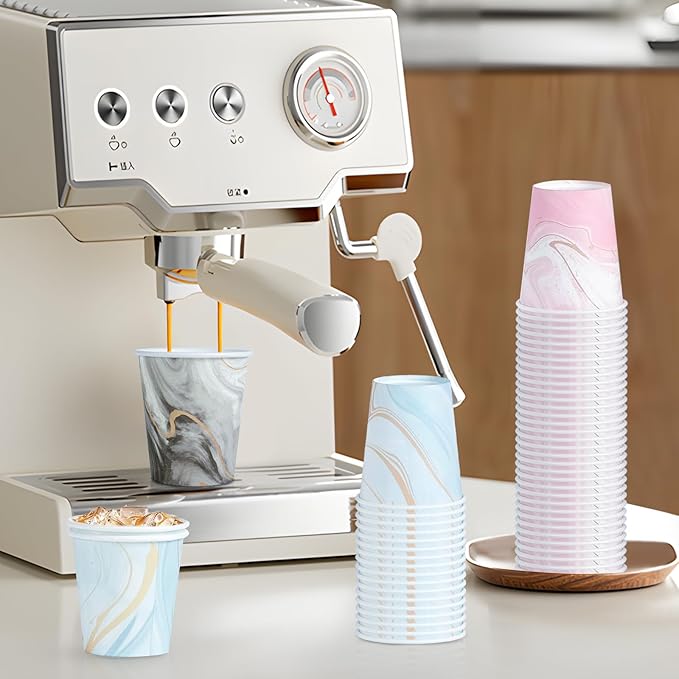 300 Pack 5 oz Paper Cups, Disposable Bathroom Cups, Colorful Mouthwash Cups, Small Disposable Paper Cups, Mini Cup for Party, Picnic, BBQ, Travel and Event