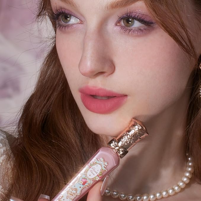 Flower Knows Strawberry Rococo Cloud Lip Cream 3-Piece Set,S03+S05+S08 with Canvas Tote Bag & Hair Clip,Velvety Matte Liquid Lipsticks,Moisturizing Long Lasting Lip Stain for Girls & Women