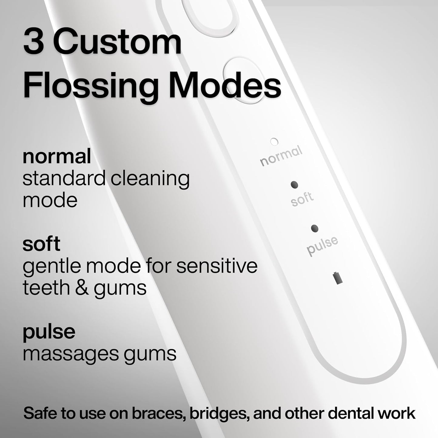 AquaSonic Icon Water Flosser for Teeth – Cordless Rechargeable Oral Irrigator – Waterproof, Portable Dental Cleaning with Jet Tip – Braces Home Travel - Pearl