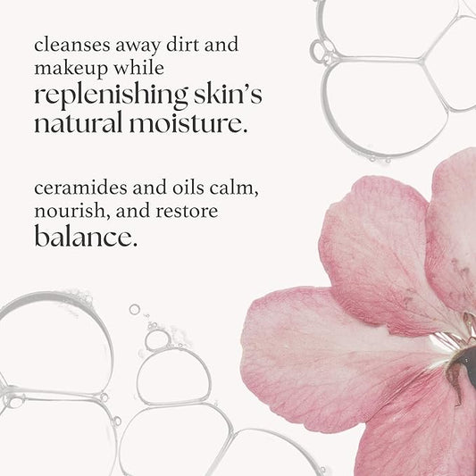 Julep Vitamin E Hydrating Cream Cleanser, Daily Face Wash with Ceramide NP & Essential Oils, Antioxidant Formula for Hydrated, Balanced Skin, 3.4 fl oz