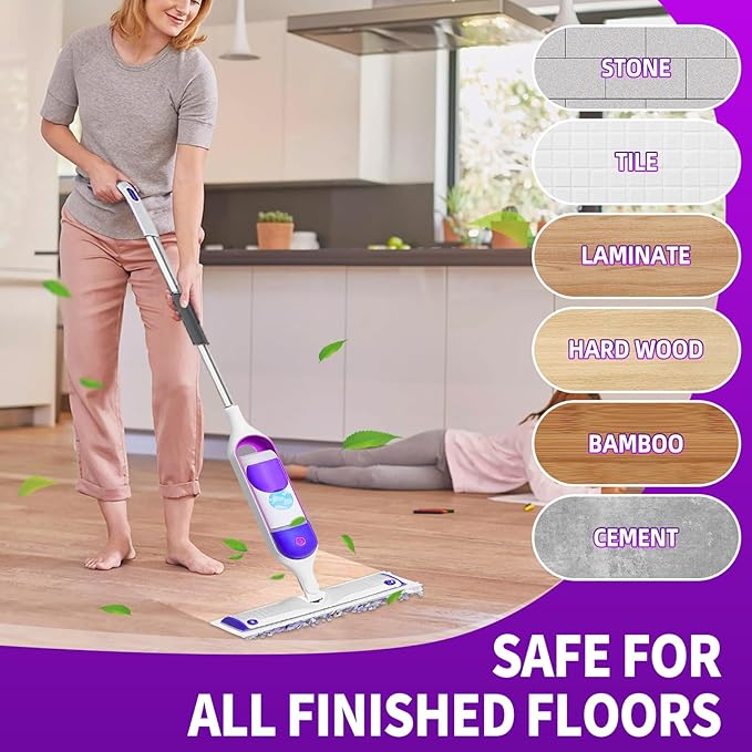 25 Count Disposable Pads for Swiffer Power Mop,Replacement for Swiffer Mopping Pads Refills Compatible with Swiffer Power Mop Pads,Multi-Surface Safe on All Finished Floors Cleaning
