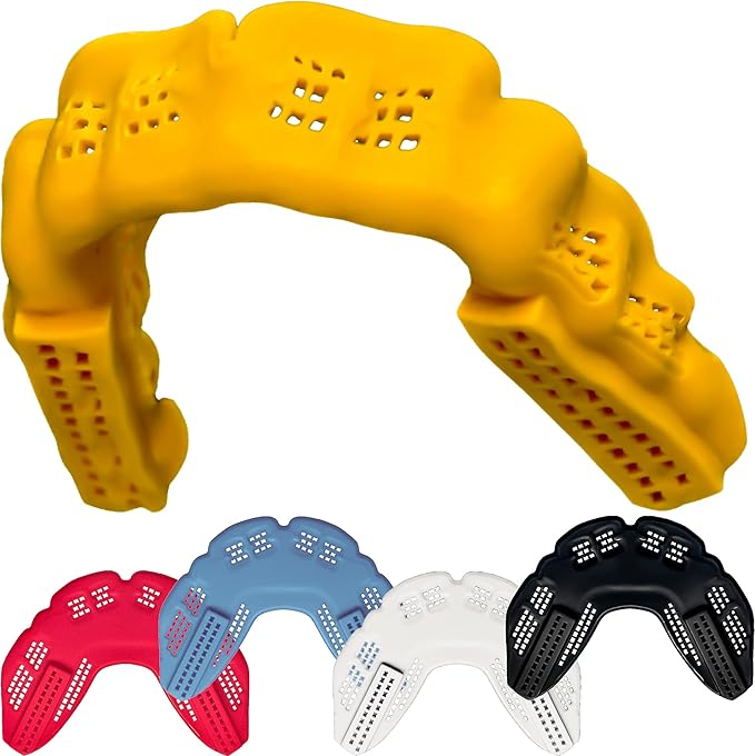 Braces Mouthguard, Bulletproof: World’s Thinnest & Strongest Sports Mouth Guard for Braces! Wrestling Football Basketball Hockey Rugby Lacrosse BJJ MMA Boxing Mouthpiece. Adult Youth Kids Mouth Piece