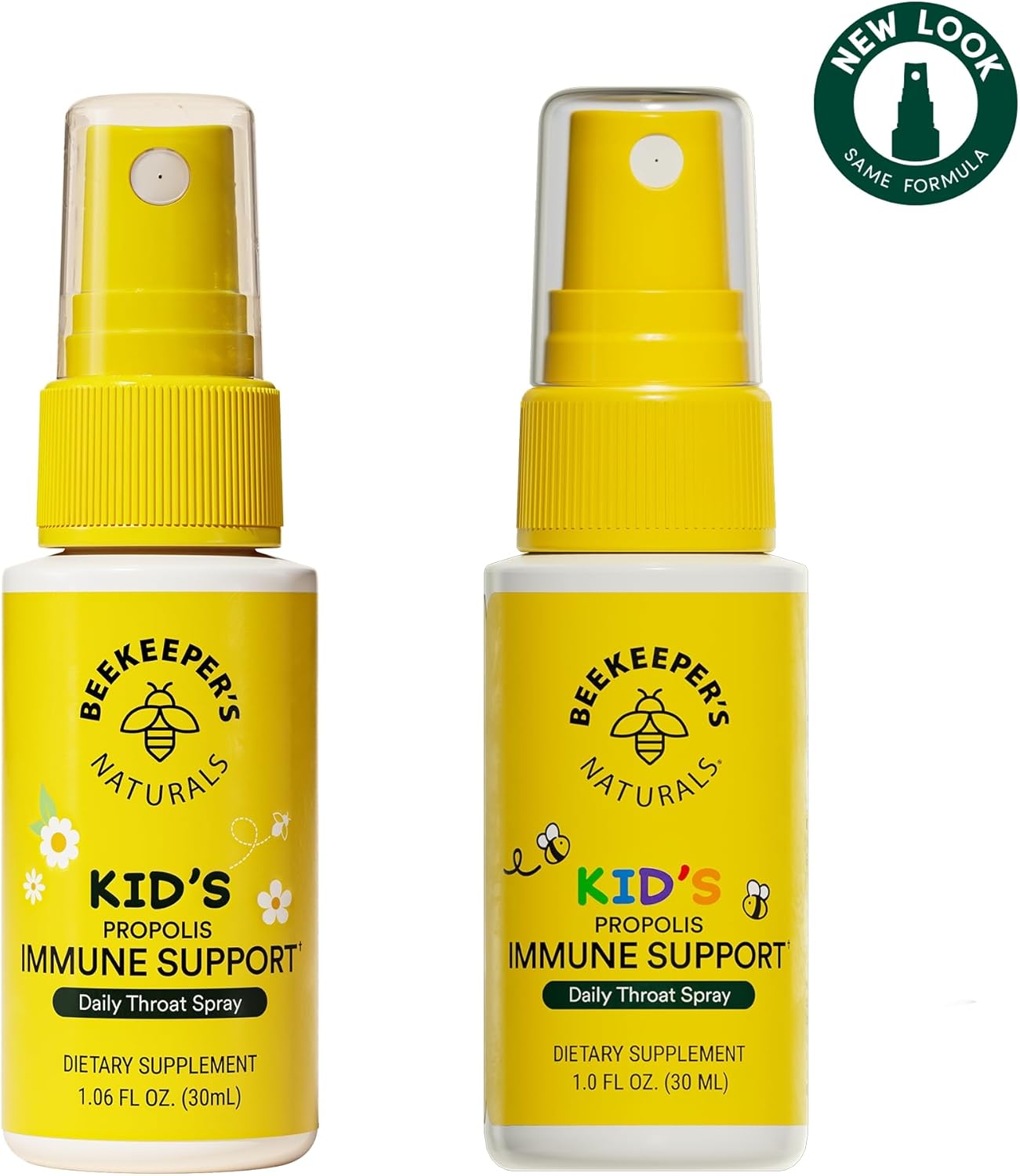 Kids Propolis Throat Spray - Natural Immune Support & Sore Throat Relief - by BEEKEEPER'S NATURALS - Has Antioxidants & Gluten-Free (1.06 oz) Pack of 1 (Kids)