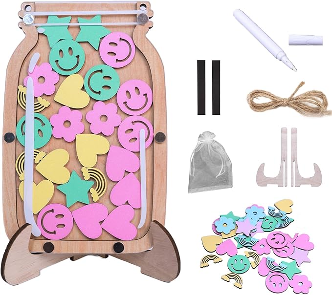 GdosRuth Classroom Reward Jar Magnetic Reward Jars for Kids Behavior Reward Chart for Kids Positive Behavior Jar Potty Training