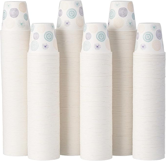Tamone 600 Pack 3 oz Bathroom Cups, Small Paper Cups, Mouthwash Cups, Disposable Paper Cups,3oz Paper Cups for Party, Picnic, BBQ, Travel, Home and Event