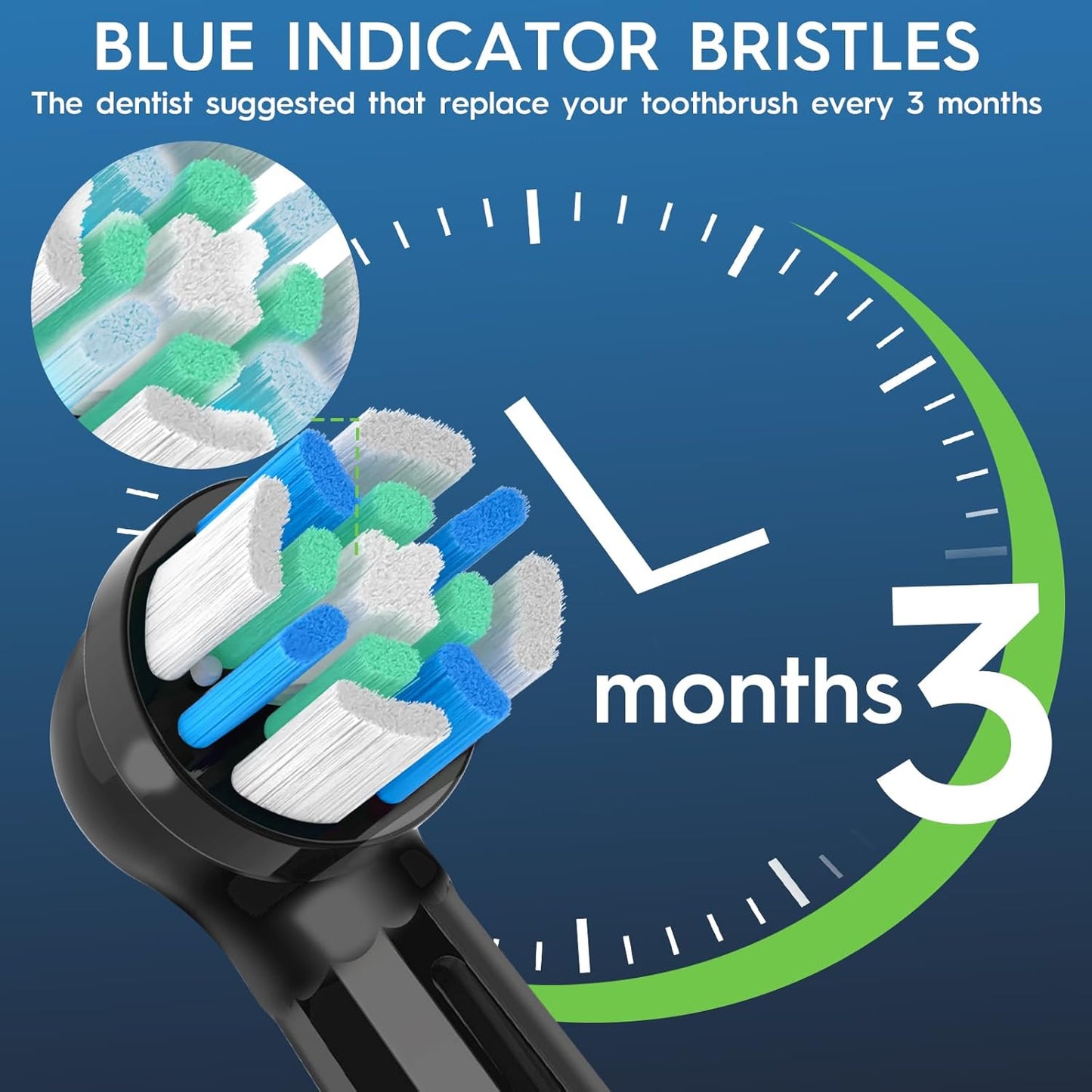 8 PCS IO Replacement Heads Compatible with Oral B IO 2/3/4/5/6/7/8/9/10/Deeep Clean Electric Toothbrush, Toothbrush Brush Heads Compatible with Oral B IO for Teeth Clean (Black)