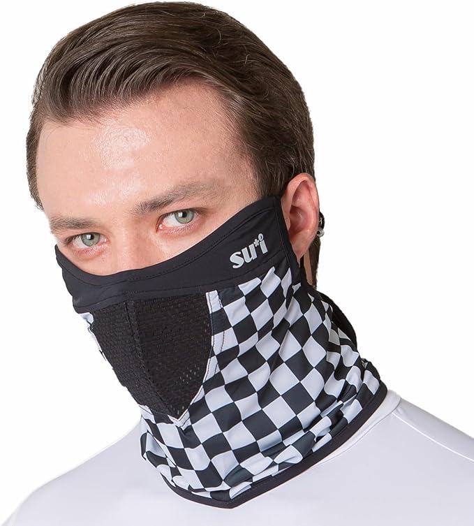 KOREA (Type G) UV Sun Protection Balaclava Half Face Mask - For Golf, Hiking, Running, Cycling & Outdoor Sports